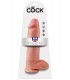 12" COCK WITH BALLS  LIGHT