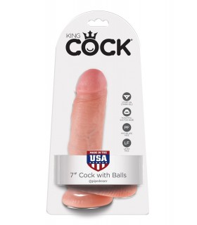 7" COCK WITH BALLS LIGHT