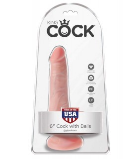 6" COCK WITH BALLS LIGHT