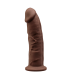 SILEXD SILICONE DILDO MODELLO 2 9" MARRONE