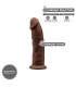 SILEXD DILDO IN SILICONE MODELLO 2 6" MARRONE