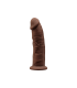 SILEXD DILDO IN SILICONE MODELLO 2 6" MARRONE