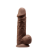 SILEXD DILDO IN SILICONE MODELLO 4 8'5" MARRONE