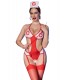 CR4631 COSTUME CORPO INFERMIERA 4 PEZZI L/XL