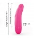 VIBRADOR SILICONA RECARGABLE S ROSA