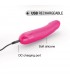 VIBRATORE SILICONE RICARICABILE ROSA S