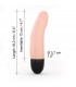 VIBRATEUR EN SILICONE RECHARGEABLE S FLESH