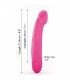 VIBRATORE SILICONE RICARICABILE ROSA M