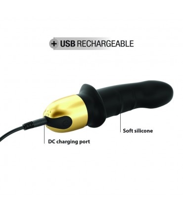 VIBRATEUR RECHARGEABLE MINI LOVER NOIR-OR