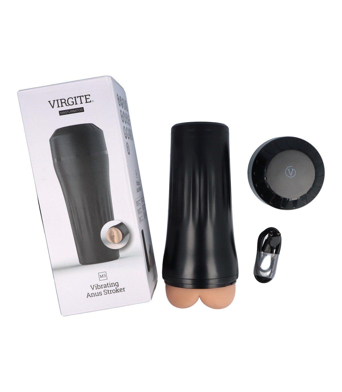 MASTURBADOR M3 VIBRADOR ANO USB FLESH