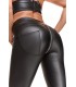 MADDALENA SCHWARZE LEGGINGS MIT REISSVERSCHLUSS M