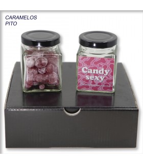 PACK 6 SEXY CANDY PETIT POT CRISTAL