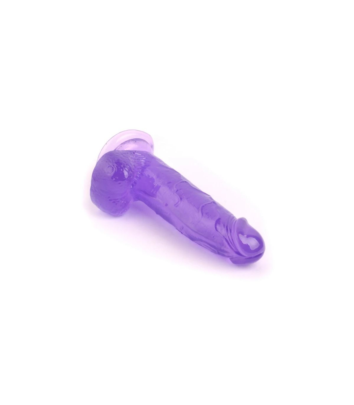 PENE REALÍSTICO CRYSTAL JELLIES MORADO 20 CM