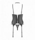 DONARELLA CORSET & THONG XS/S