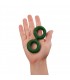 DOUBLE C-RING - GREEN - SMALL