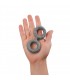 DOUBLE C-RING - GRAY - SMALL