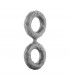 DOUBLE C-RING - GRAY - SMALL