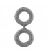 DOUBLE C-RING - GRAY - SMALL