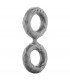 DOUBLE C-RING - GRAY - LARGE