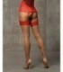 838-STO-3 STOCKINGS RED  S/M