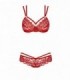 860-SET-3 SET 2 PZ ROSSO S/M