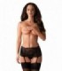 MIAMOR GARTER BELT & THONG L/XL