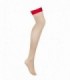 S814 STOCKINGS RED  S/M