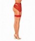 S814 STOCKINGS RED L/XL