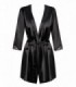 SATINIA ROBE BLACK   S/M