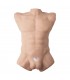 SILEXD TORSO APOLLO L FLEISCH + DILDO 17'7 CM