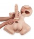 SILEXD TORSO APOLLO L CARNE + DILDO 17'7 CM