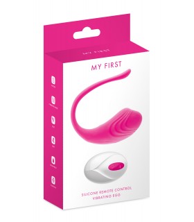 RECHARGEABLE PINK VIBRATING EGG WITH CONTROL