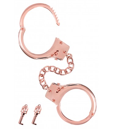 PREMIUM METAL PINK HANDCUFFS