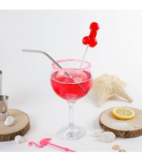 PITO Gummy Lollipop DAIQUIRI FRAISE AVEC ALCOOL 1 UNITÉ