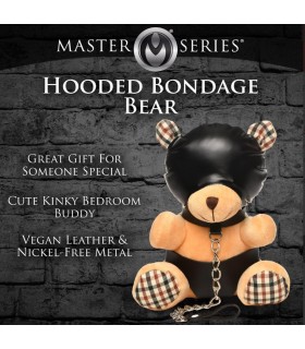 HOODED BONDAGE BEAR PLUSH