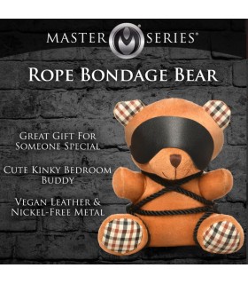 ROPE BONDAGE BEAR PLUSH