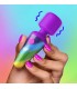 MINI-Zauberstab-Massagegerät mit 10 Funktionen, USB-Regenbogen