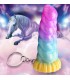 PORTE-CLÉS EN SILICONE LICORNE MYSTIQUE