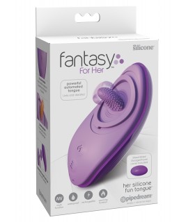 HER SILICONE FUN TONGUE PURPLE