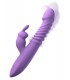 HER THRUSTING SILICONE RABBIT PURPLE