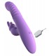 HER THRUSTING SILICONE RABBIT PURPLE