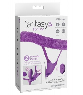 ULTIMATE G-SPOT BUTTERFLY STRAP-ON PURPLE