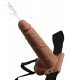 7" SQUIRTING HOLLOW STRAP-ON LIGHT/BLACK