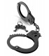 DESIGNER METAL HANDCUFFS BLACK