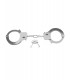 DESIGNER METAL HANDCUFFS SILVER