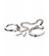 METAL LEG CUFFS SILVER