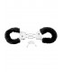 BEGINNER'S FURRY CUFFS BLACK