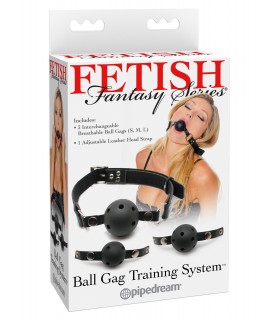 BALL GAG TRAINING SYSTEM BLACK