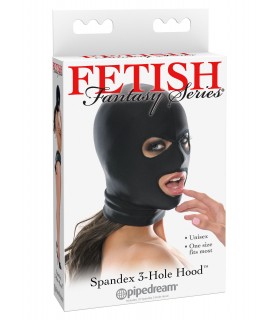 SPANDEX 3 HOLE HOOD BLACK