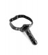 DELUXE BALL GAG WITH DILDO BLACK